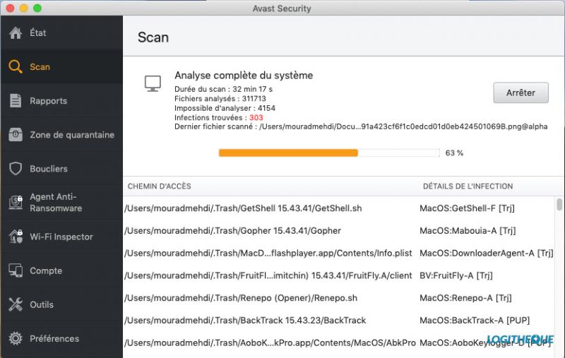 Avast Security pour Mac